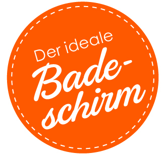 Badeschirm Easy Ø 180/8cm, farbig sortiert