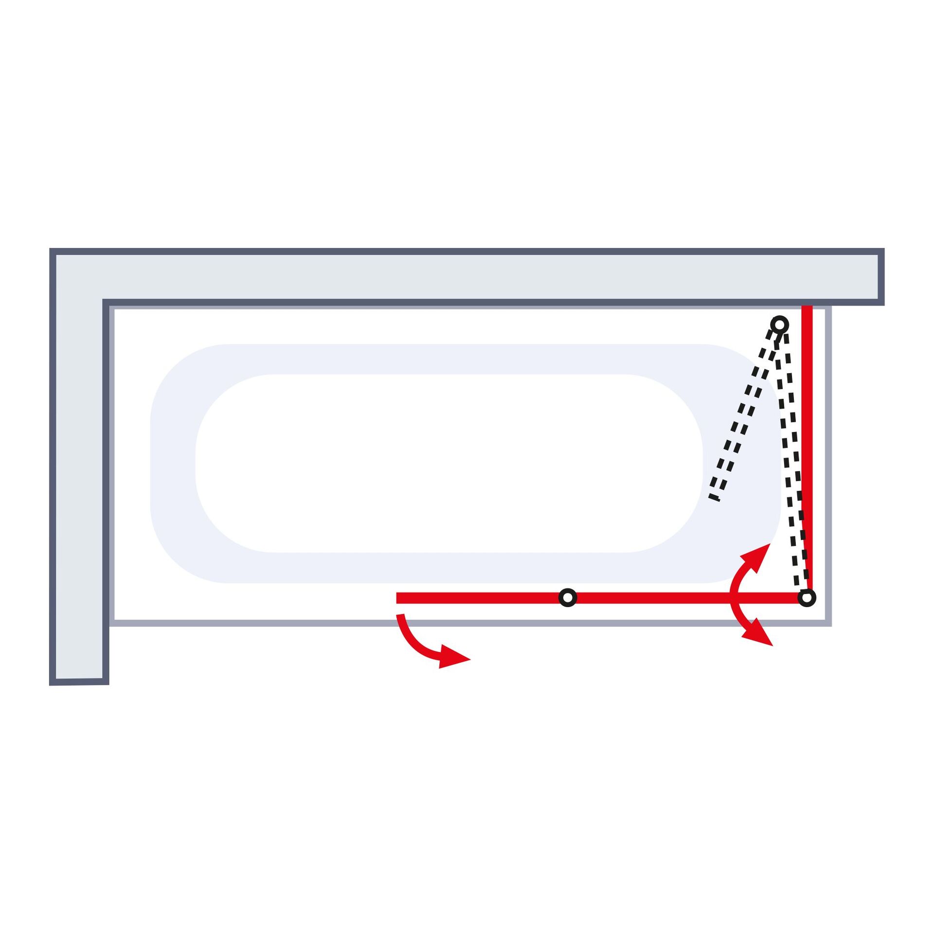 ExpressPlus Badewannenfaltwand 2-teilig mit Seitenwand, alu-natur, 140x116x70cm bei leitermann.de günstig kaufen ExpressPlus Badewannenfaltwand 2-teilig mit Seitenwand, alu-natur, 140x116x70cm