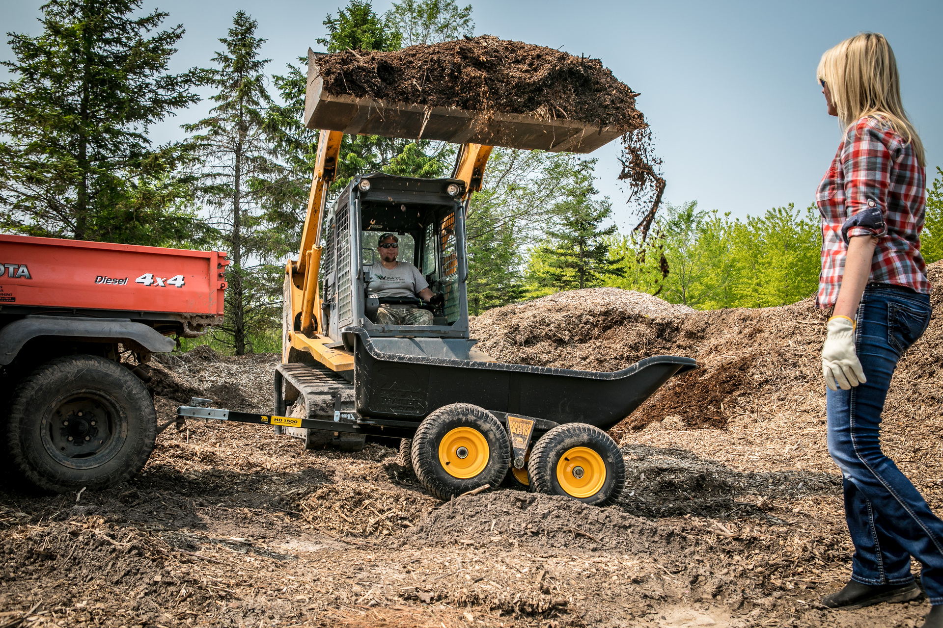 Tandem Trailer Anhänger TA1500 bei leitermann.de günstig kaufen Tandem Trailer Anhänger TA1500