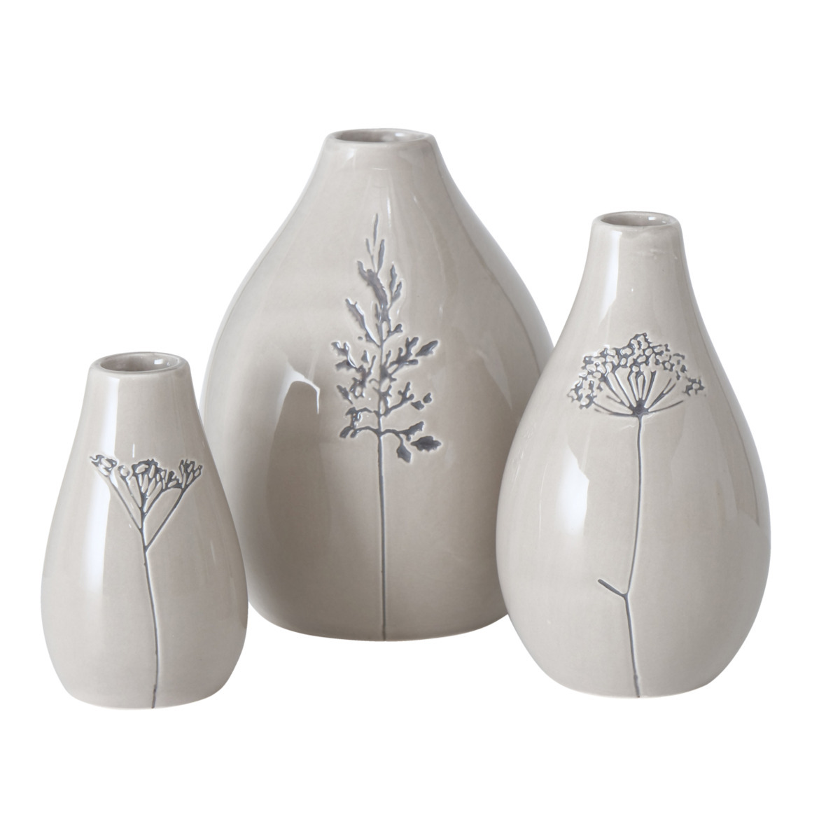 Vase Gräser, 3-teilig, Set 3 bei leitermann.de günstig kaufen Vase Gräser, 3-teilig, Set 3