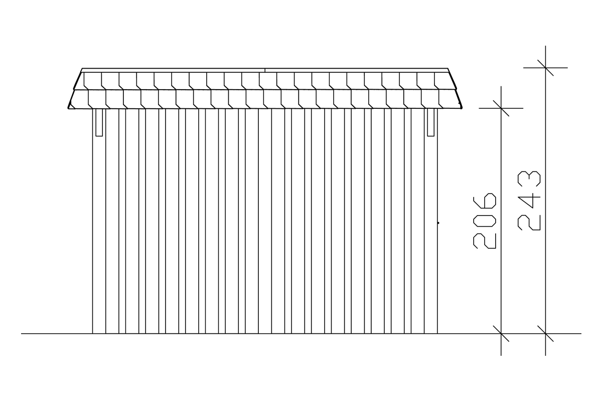 Carport Wendland mit Abstellraum bei leitermann.de günstig kaufen Carport Wendland mit Abstellraum
