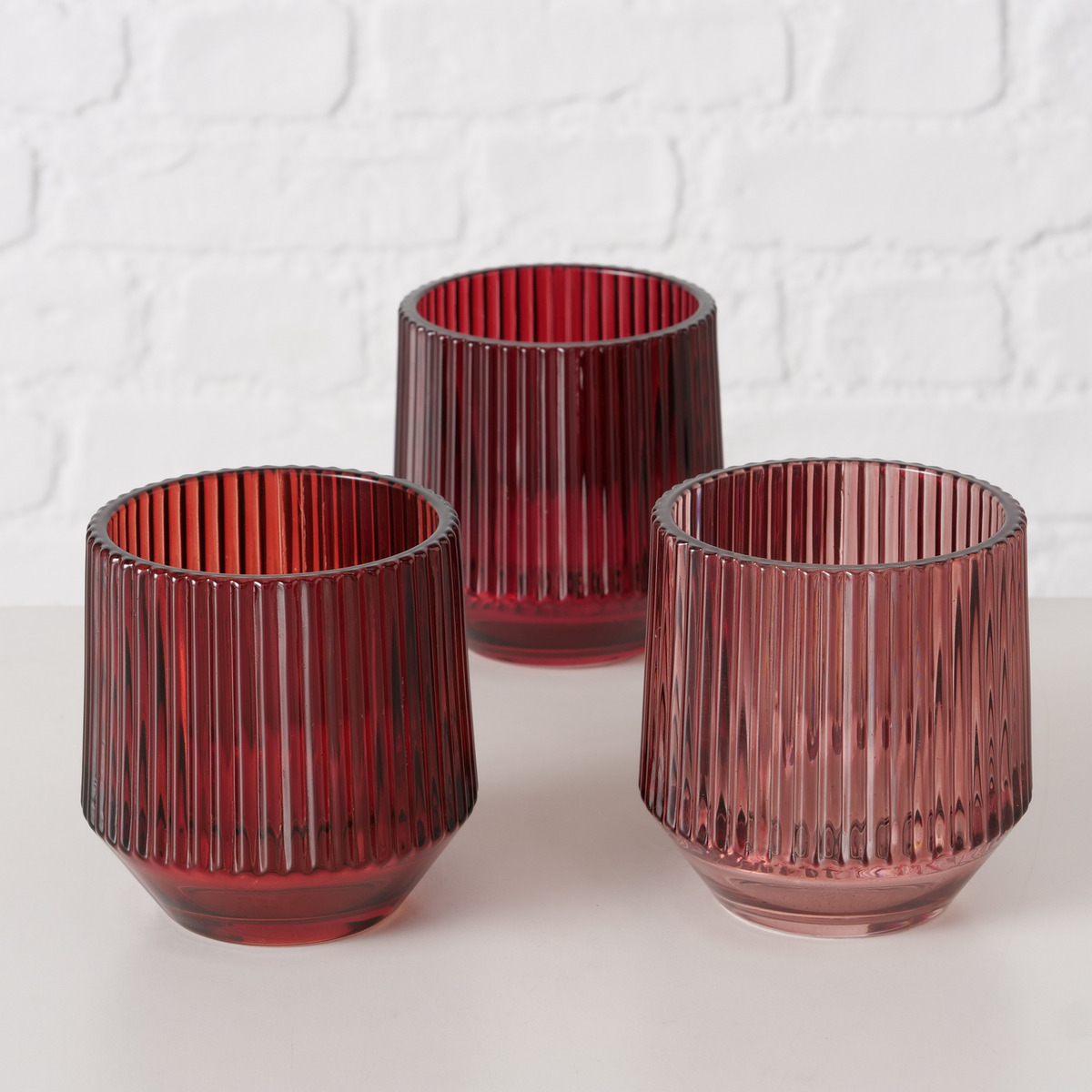 Windlicht Tiago, 3-fach sortiert