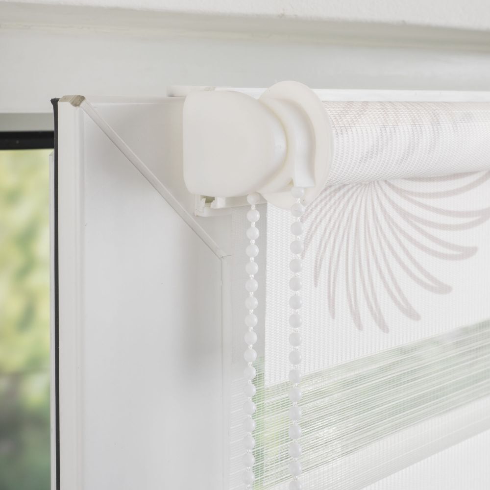 Klemmfix Duo-Rollo mini, weiß