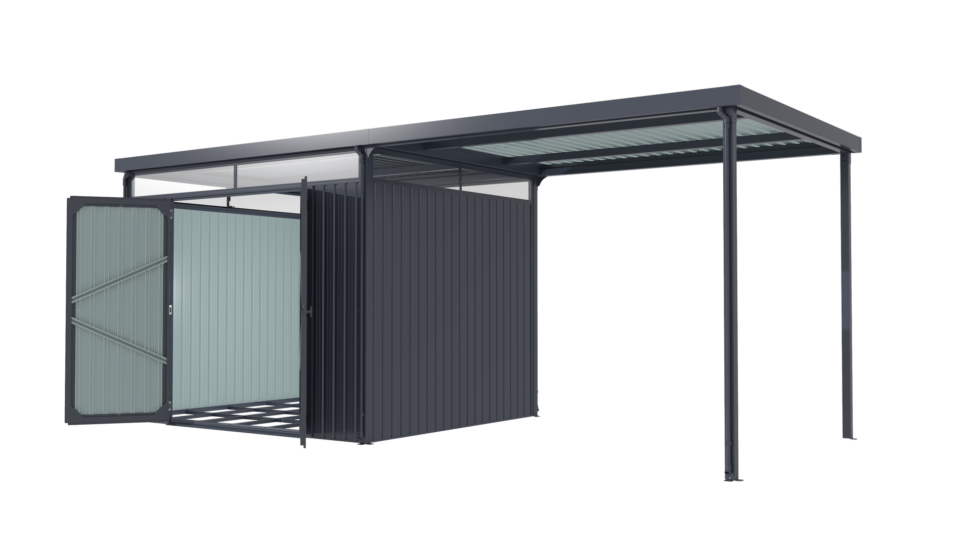 Gerätehaus Rheinfelden, anthrazit matt