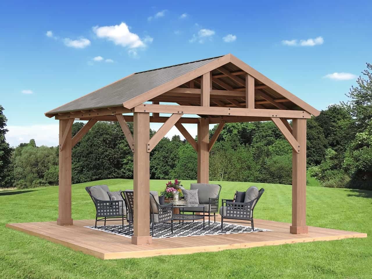 Holzpavillon Yukon 14x12