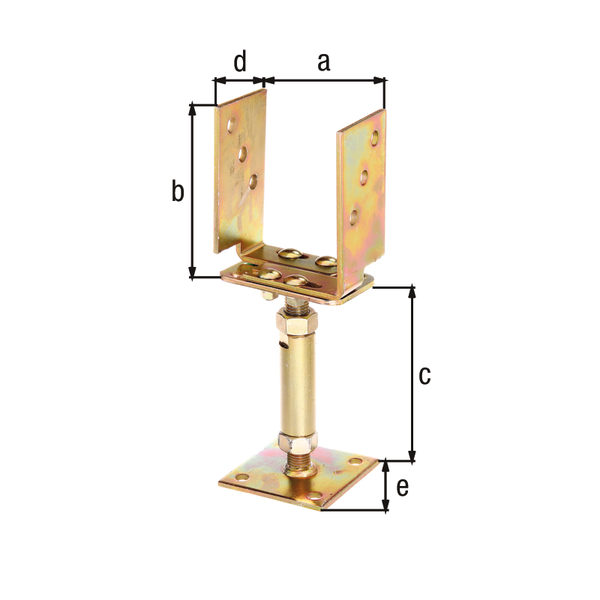 U-Pfostenträger z. Aufschrauben