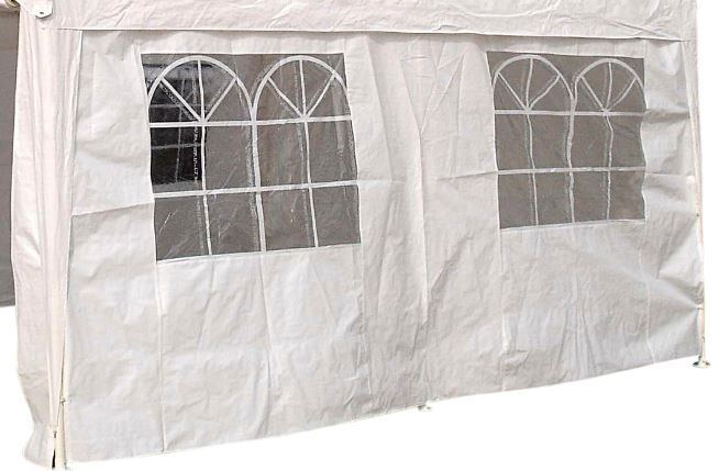 Seitenplane weiß mit Fenster