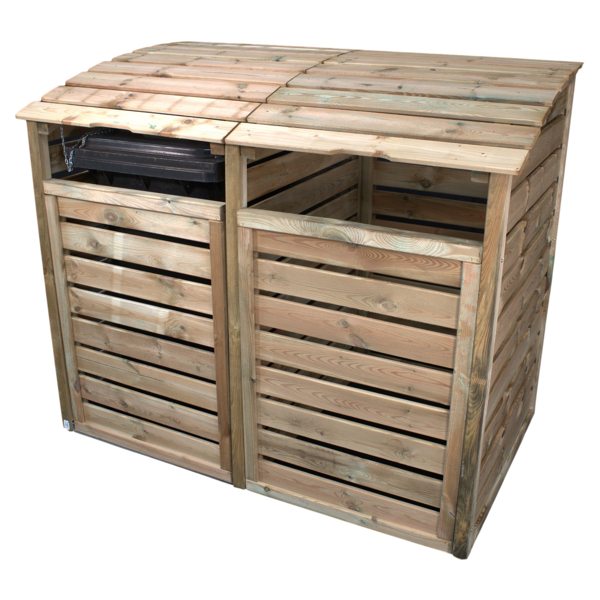 HENRI Mülltonnenabtrennung 2-fach B 150xT 90xH 120 cm bei leitermann.de günstig kaufen HENRI Mülltonnenabtrennung 2-fach B 150xT 90xH 120 cm