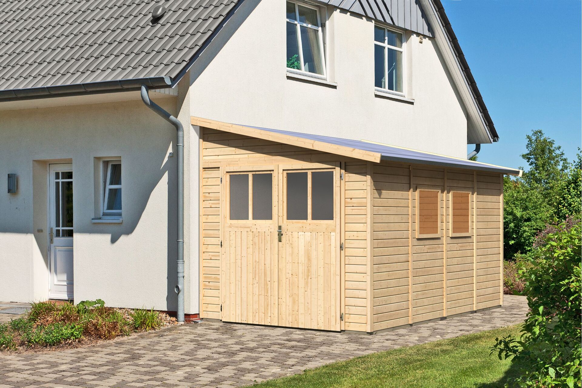 Anbau-Gartenhaus Bomlitz