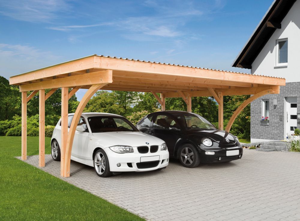 Doppelcarport Stuttgart Douglasie