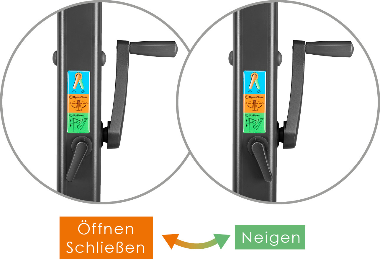 Ampelschirm Rhodos Smart 300x300cm