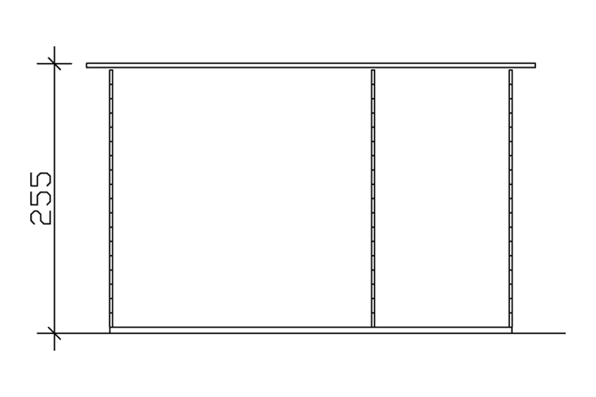 Gartenhaus Venlo 3, 380x250cm