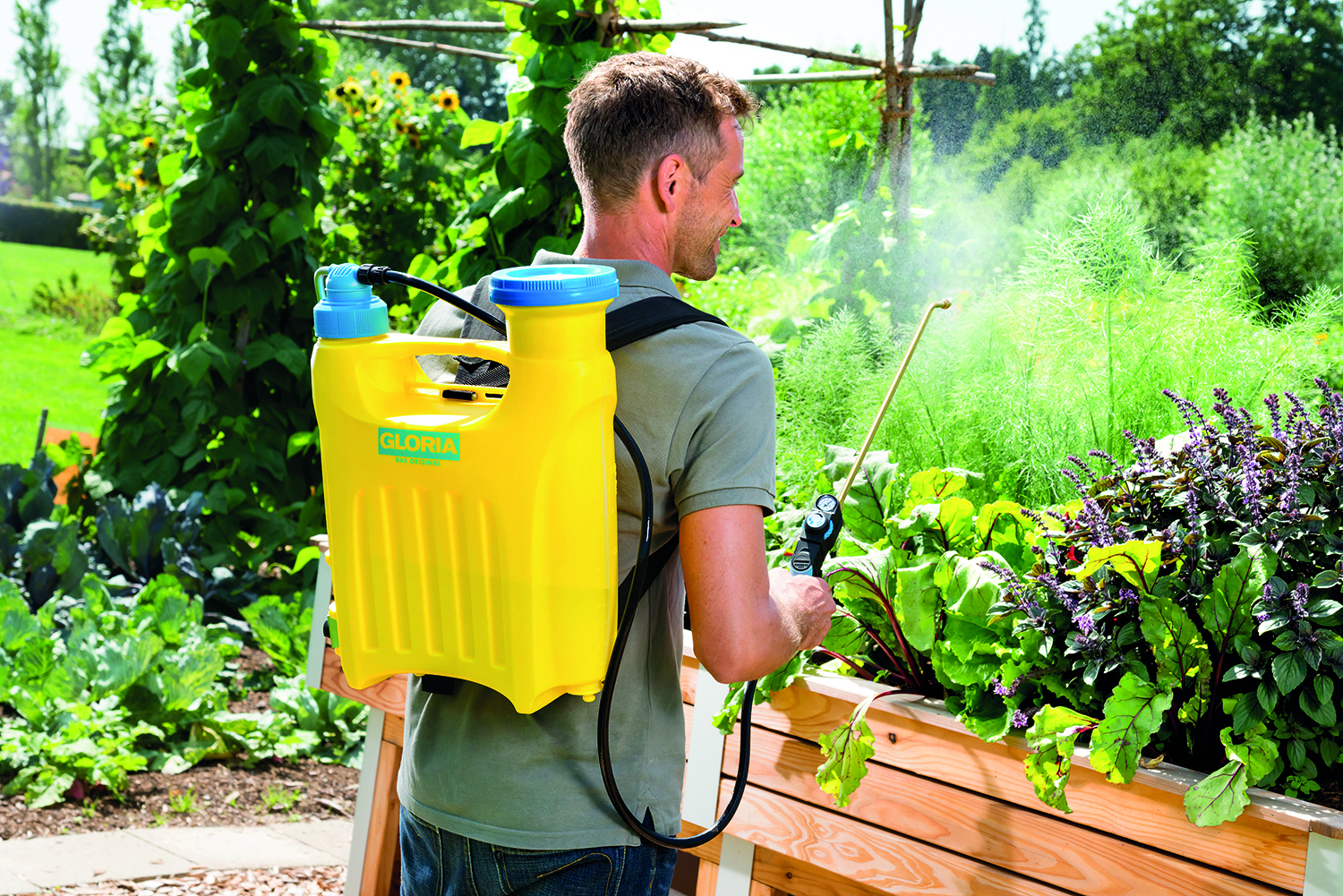 Rückenspritze Hobby 1200, 12L mit Druckregler bei leitermann.de günstig kaufen Rückenspritze Hobby 1200, 12L mit Druckregler