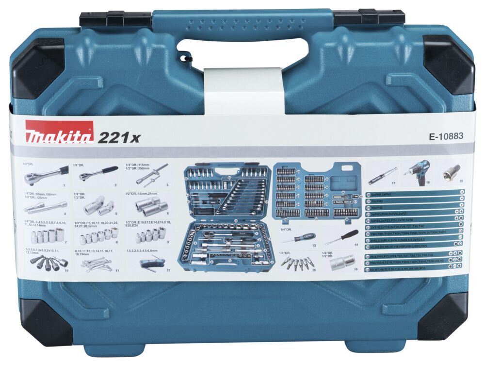 Werkzeug-Set E-10883, 221-teilig