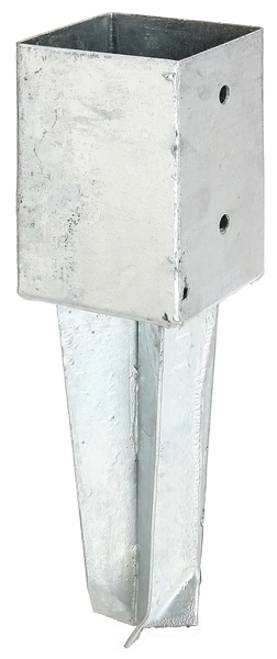 Bodenhülse für Vierkantholzpfosten z.Einbetonieren