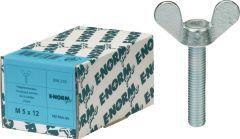 Flügelschraube DIN 316 M 6x 40 GT verzinkt E-NORMpro 100 Stück