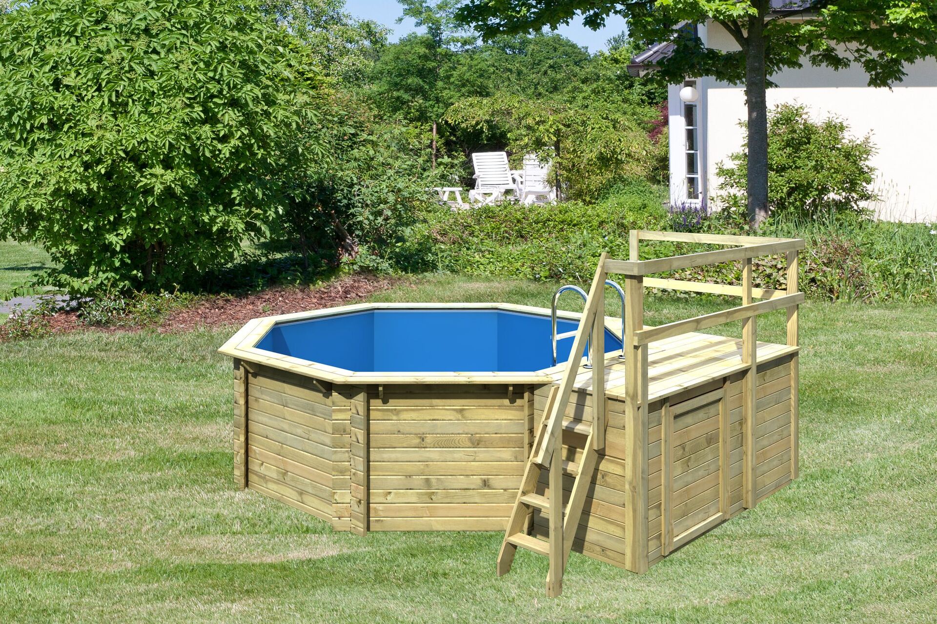 Holz-Pool Modell 1