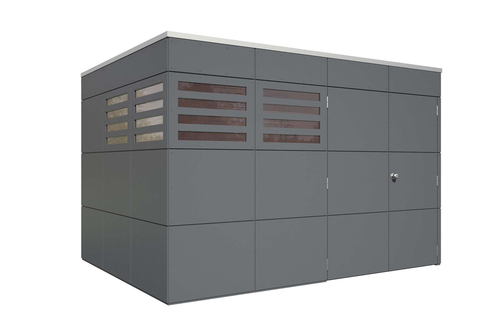 Gartenhaus Brisbane schiefergrau