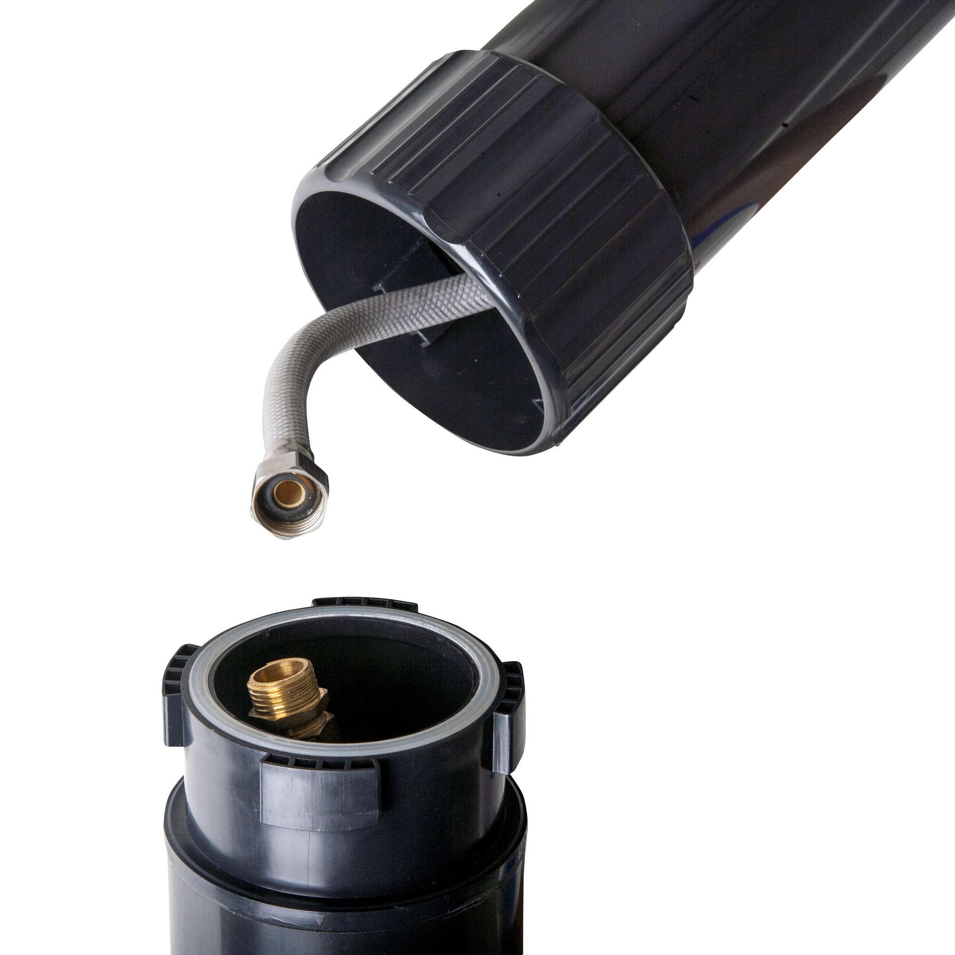 PVC Solardusche, 20l, schwarz, 2 Stück