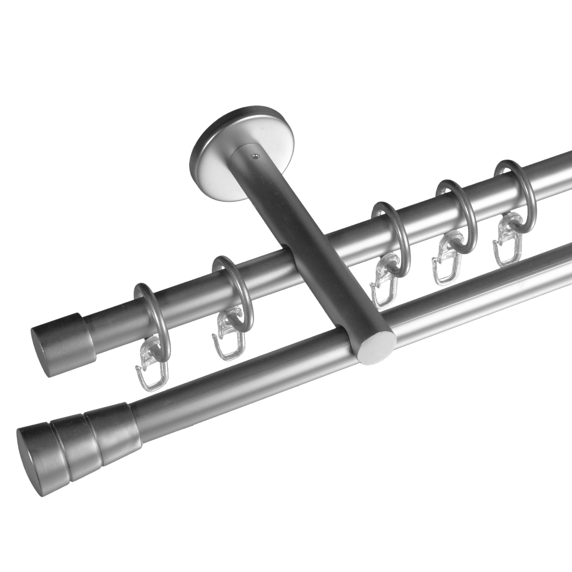 Gardinenstange Concav mit Rille 16 mm Stilgarnitur