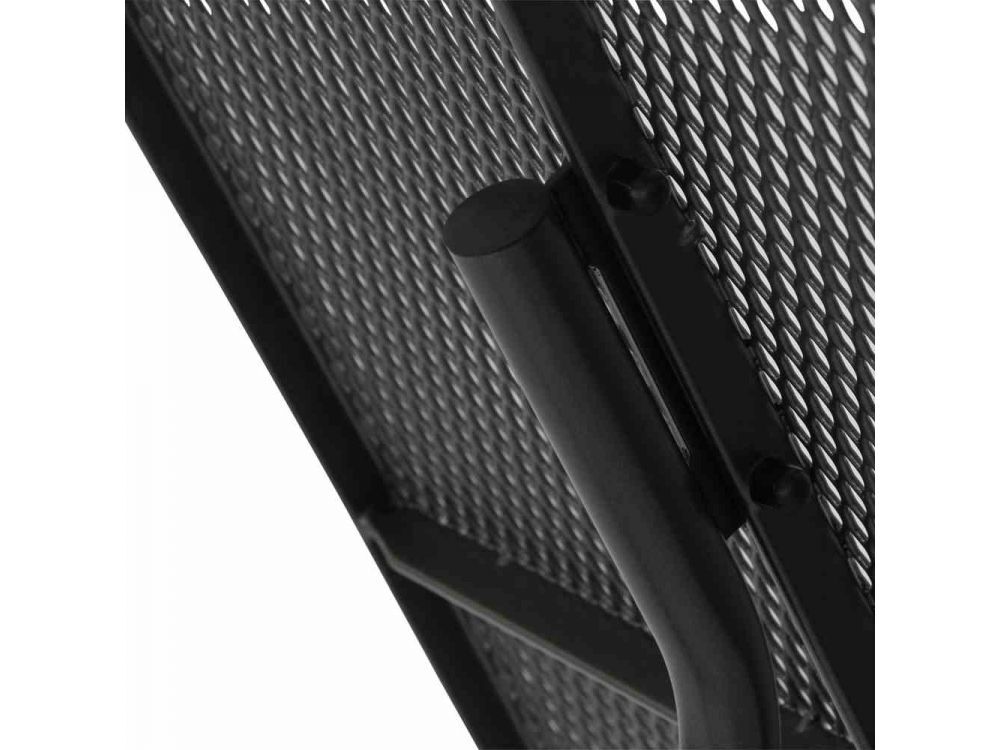 Steckmetall-Tisch, eisengrau