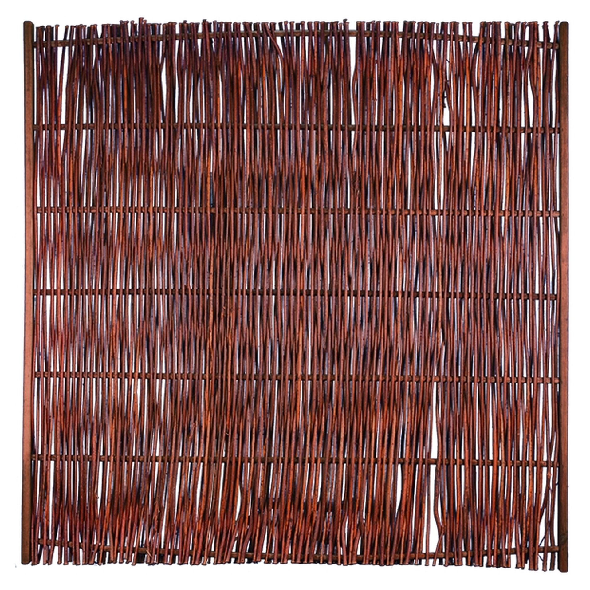 FUEGO Weidengeflechtzaun m.seitl. Rahmen