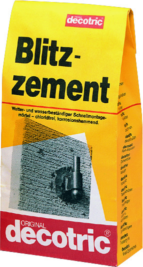 Baufan Bauchemie Leipzig GmbH decotric Blitzzement
