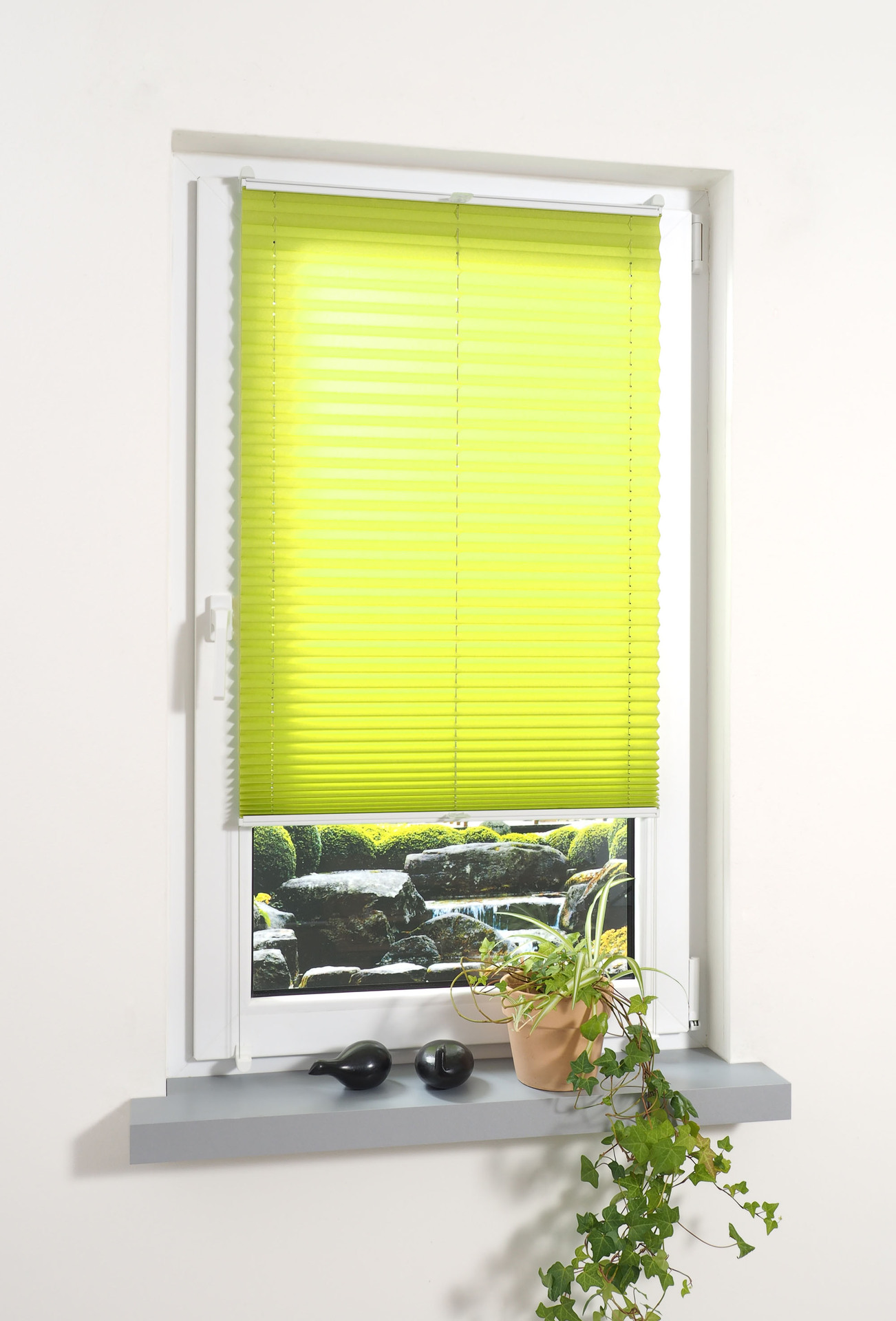 Klemmfix-Plissee verspannt inkl. 4 Klemmträger