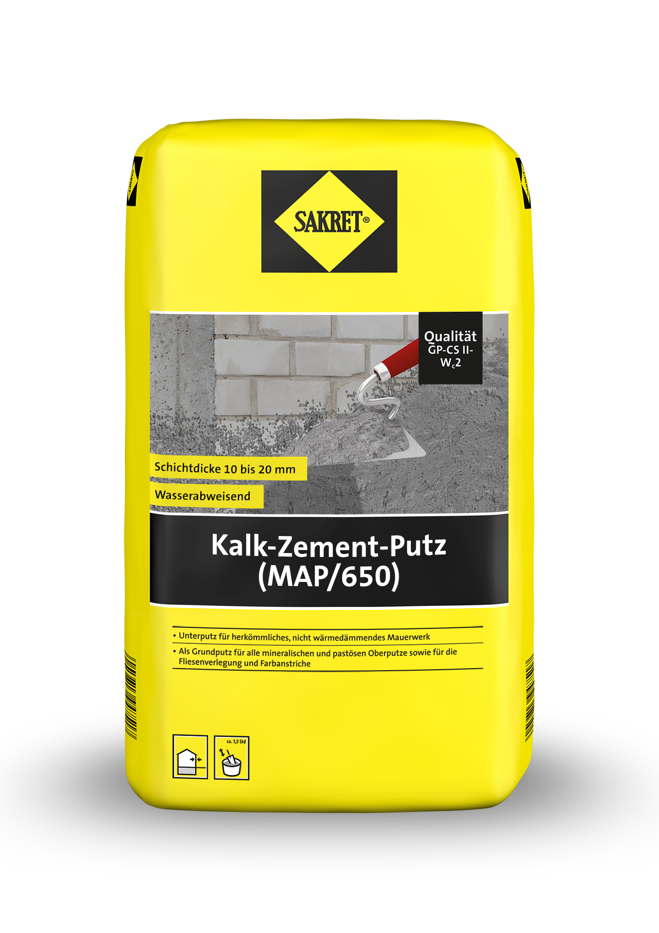 SAKRET Trockenbaustoffe Europa Kalk-Zement-Putz (MAP650)