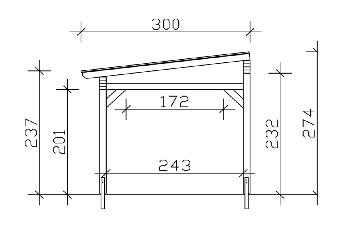 Terrassenüberdachung Sanremo bei leitermann.de günstig kaufen Terrassenüberdachung Sanremo