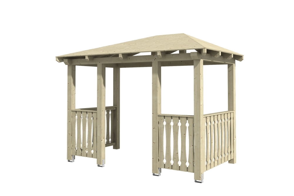 Vordach Wismar 8 Walmdach bei leitermann.de günstig kaufen Vordach Wismar 8 Walmdach