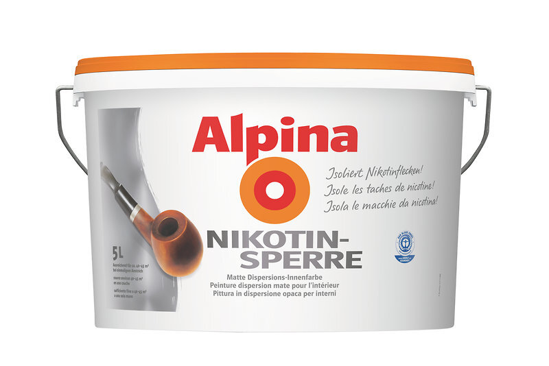 Alpina Ruß- und Nikotinfarbe 5l