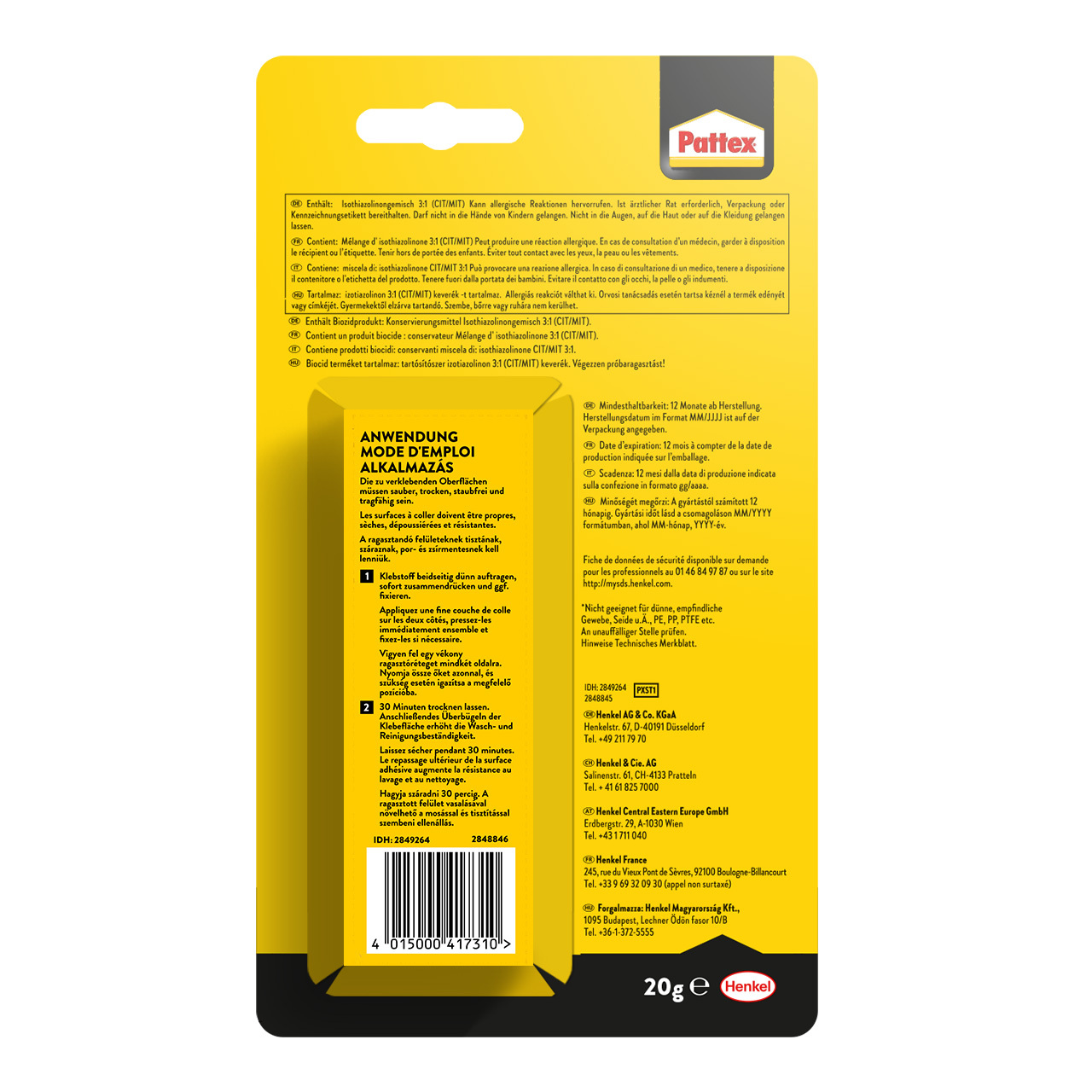 Spezialkleber Textil, trocknet transparent, 20g bei leitermann.de günstig kaufen Spezialkleber Textil, trocknet transparent, 20g