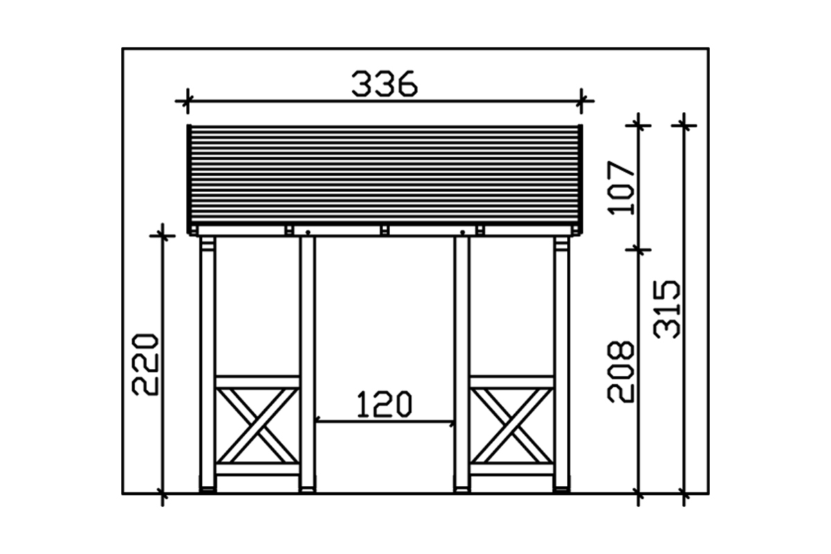 Vordach Paderborn 7 Pultdach bei leitermann.de günstig kaufen Vordach Paderborn 7 Pultdach