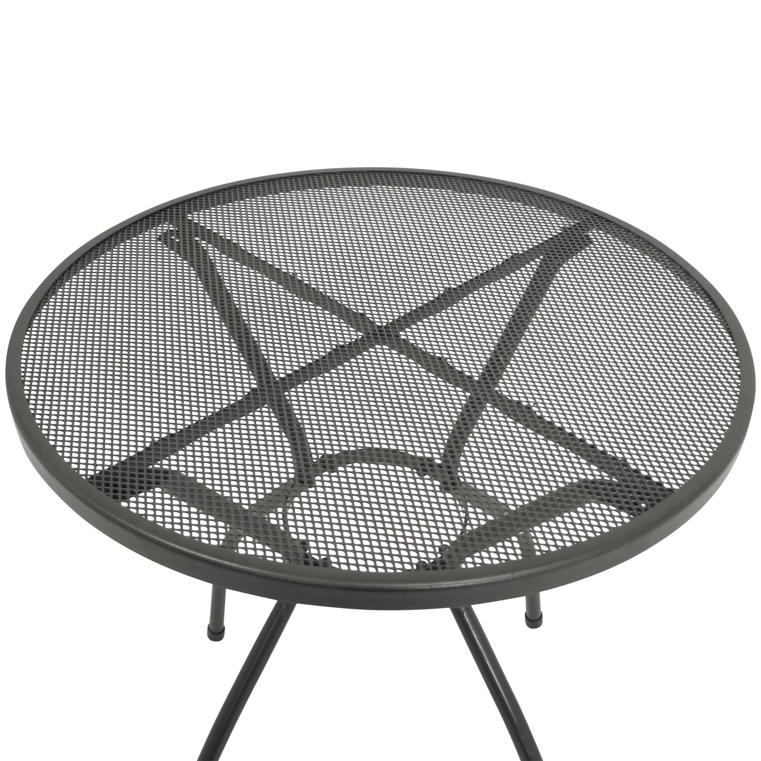 Bistrotisch Streckmetall rund, Ø70cm, anthrazit bei leitermann.de günstig kaufen Bistrotisch Streckmetall rund, Ø70cm, anthrazit