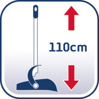 Kehrset mit Stiel und Schmutzcontainer