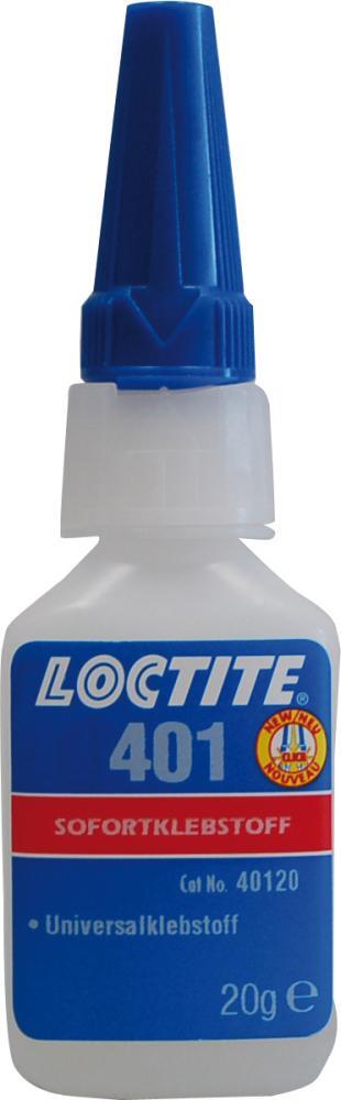 Sofortklebstoff LOCTITE 401 Flasche 20g Henkel