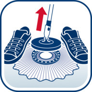 Ersatzkopf CLEAN TWIST Disc Mop Ergo micro duo