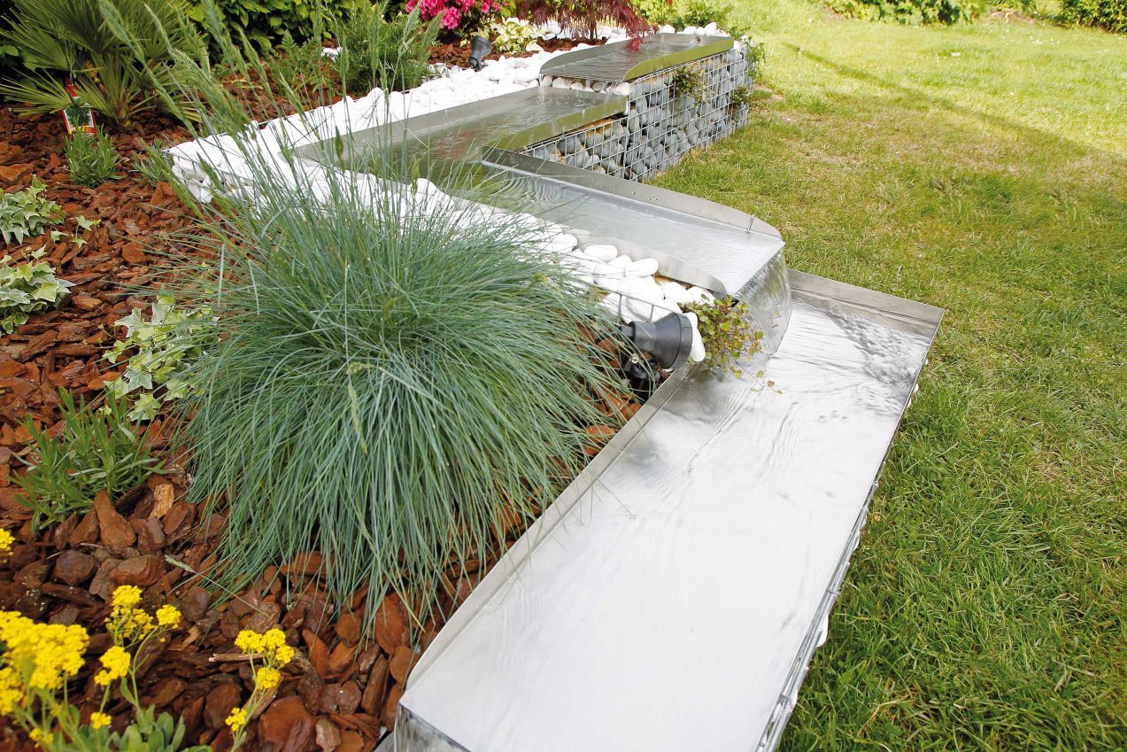 Bachlauf Wolga, Edelstahl