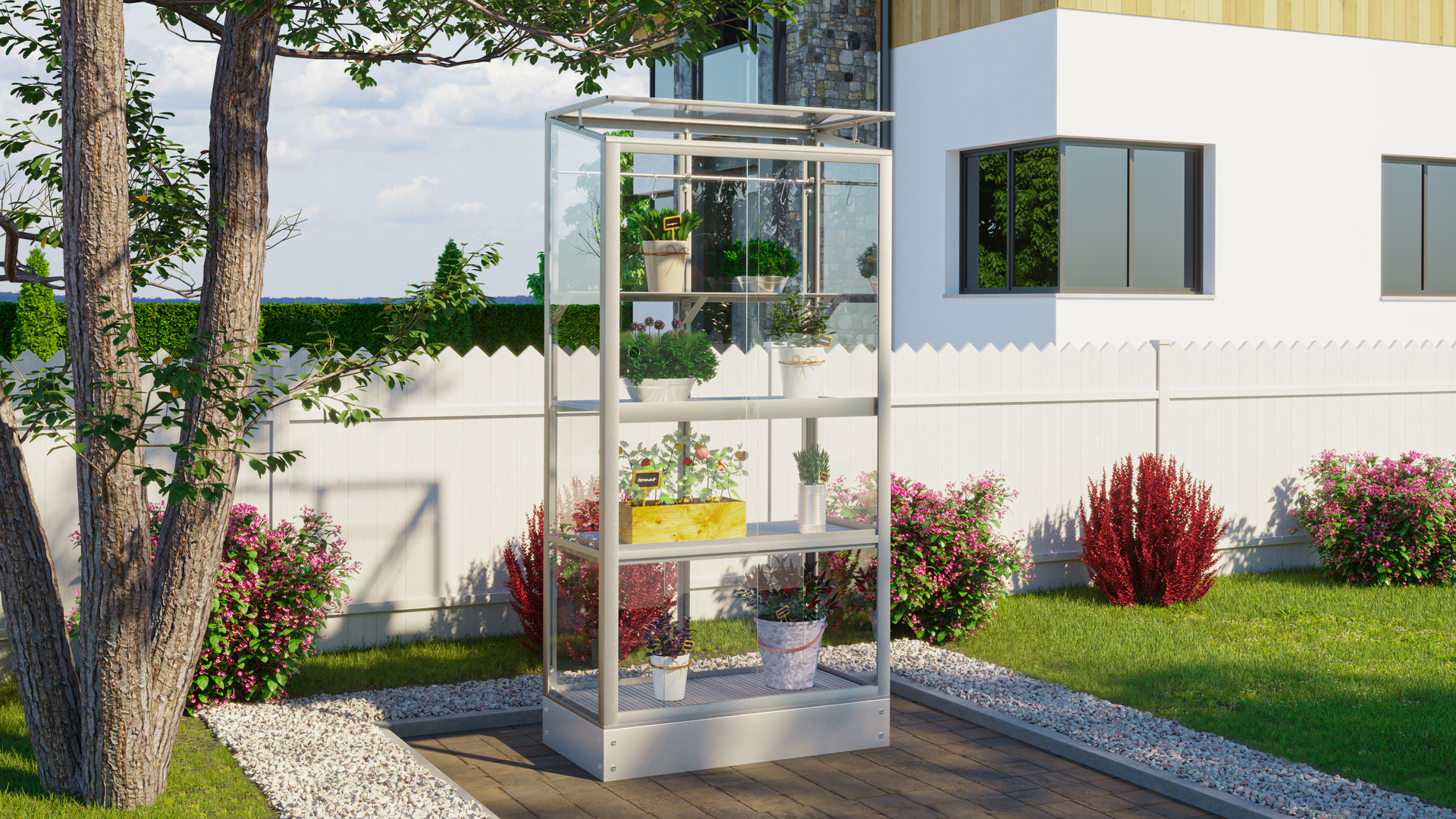 Zusatzregal Balkongewächshaus