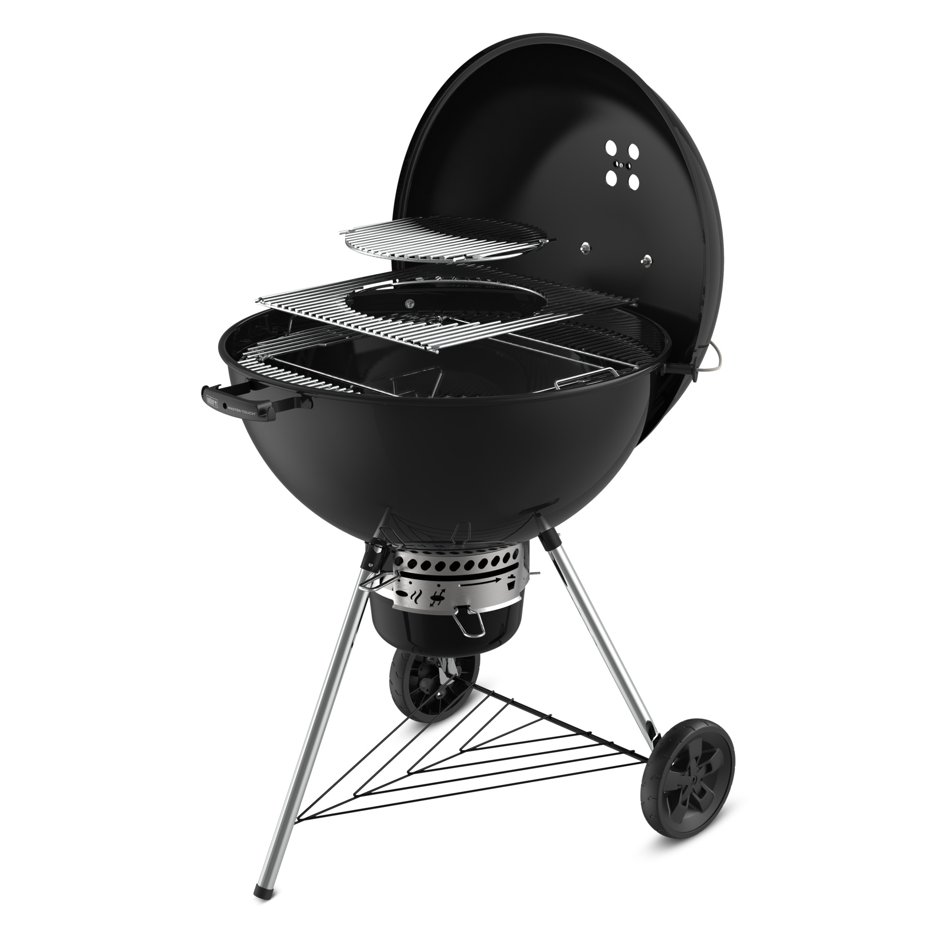 Weber Master-Touch E-6755 Holzkohlegrill, 67cm, schwarz