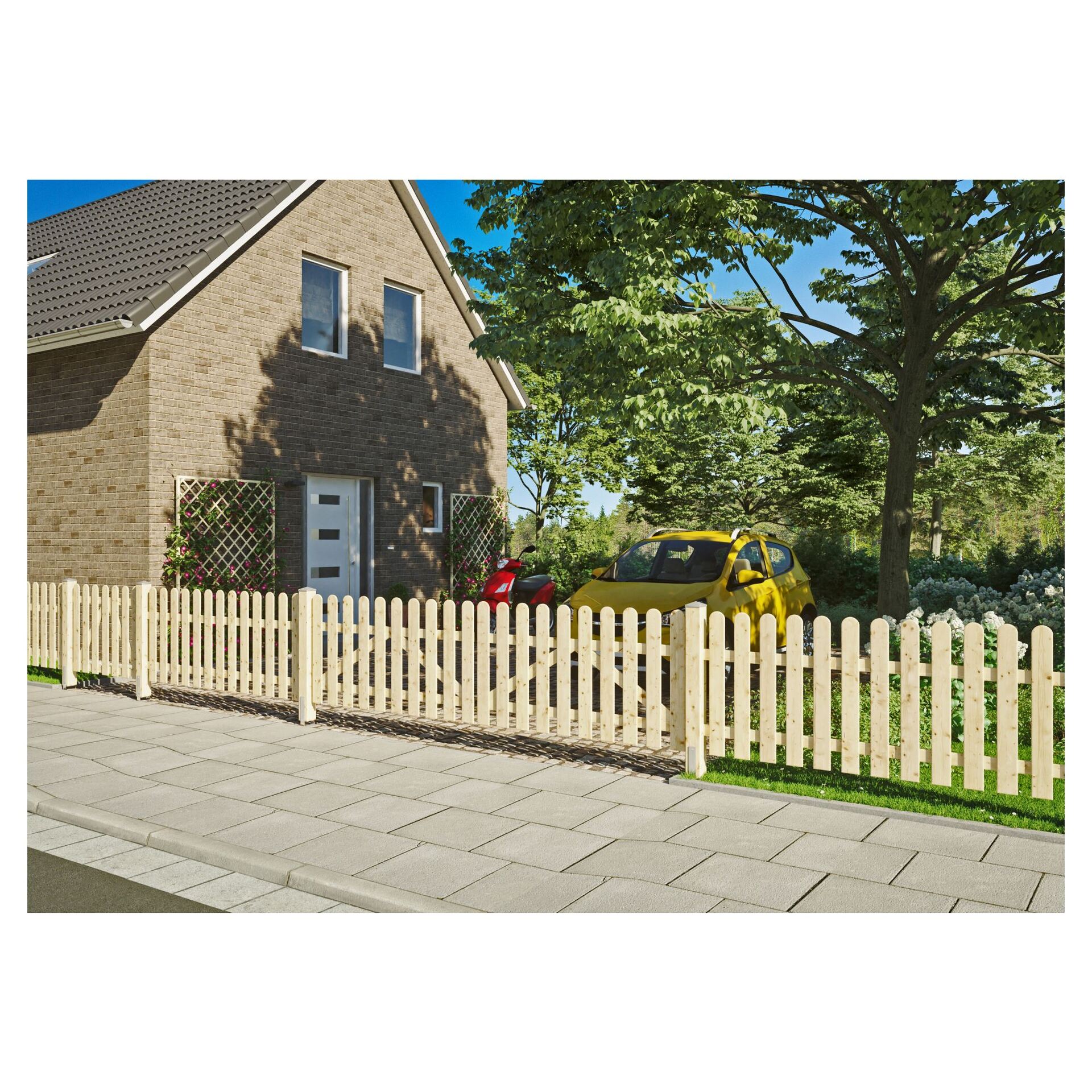 HEIKO-Gartenzaun gerade bei leitermann.de günstig kaufen HEIKO-Gartenzaun gerade