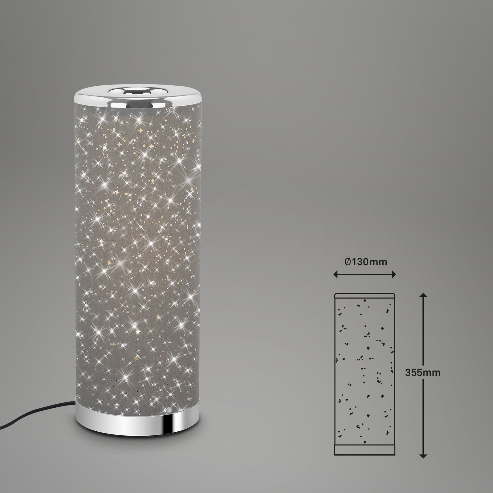 YOTA LED Tischleuchte Starlight-Effekt Ø 35,5cm