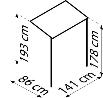Schleppdach für Dream 65, anthrazit bei leitermann.de günstig kaufen Schleppdach für Dream 65, anthrazit