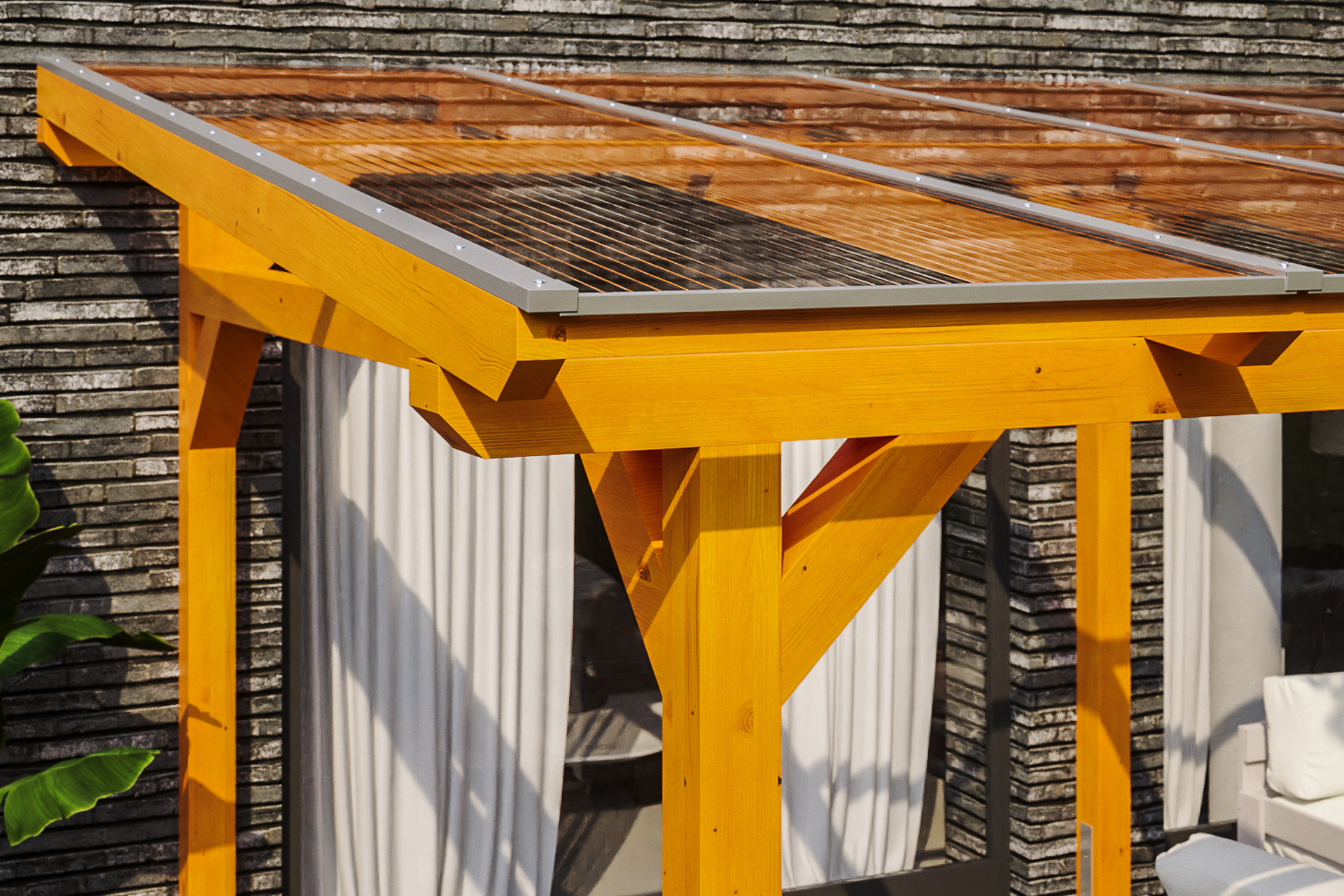 Terrassenüberdachung Siena bei leitermann.de günstig kaufen Terrassenüberdachung Siena