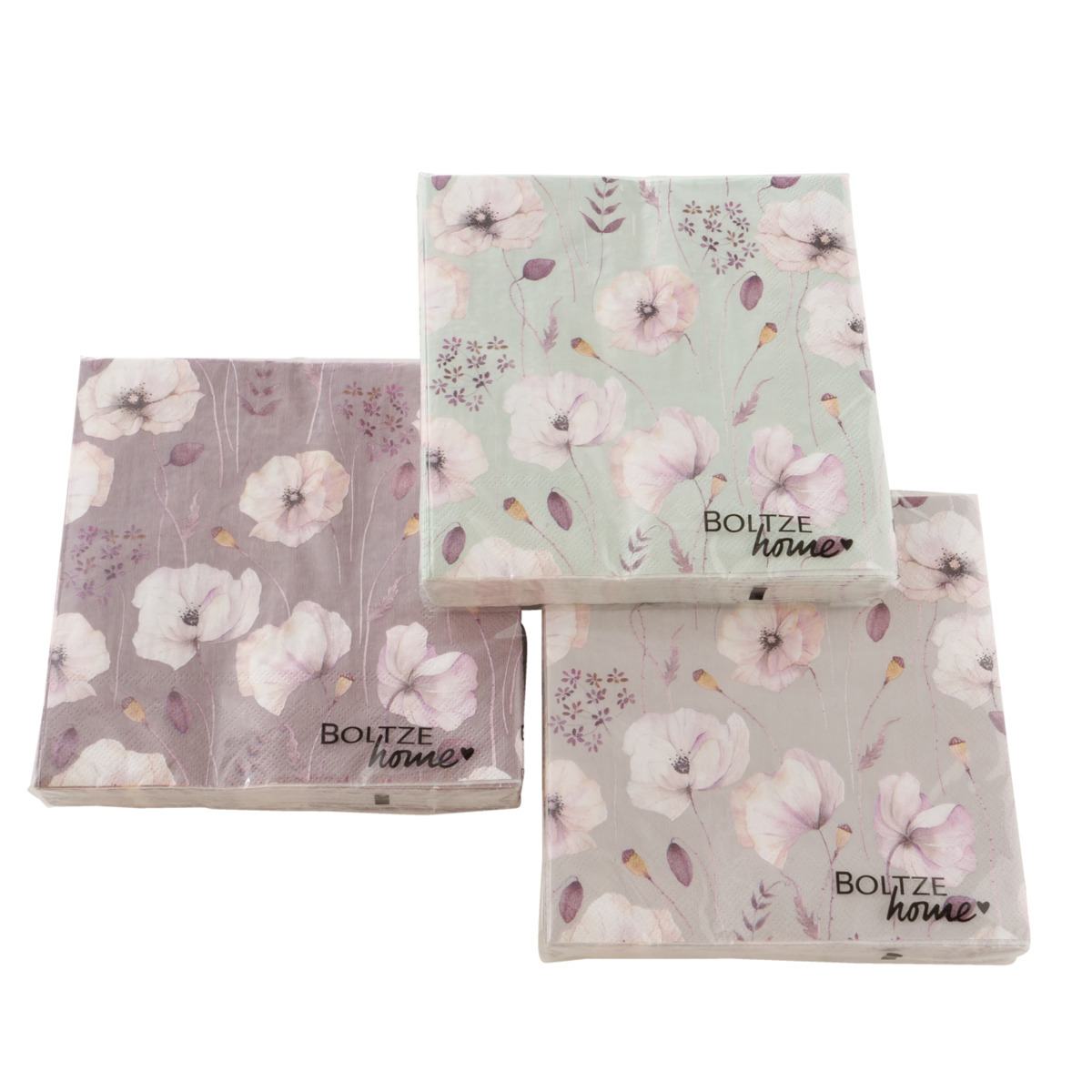 Servietten Sarah, 20-teilig 3-fach sortiert bei leitermann.de günstig kaufen Servietten Sarah, 20-teilig 3-fach sortiert