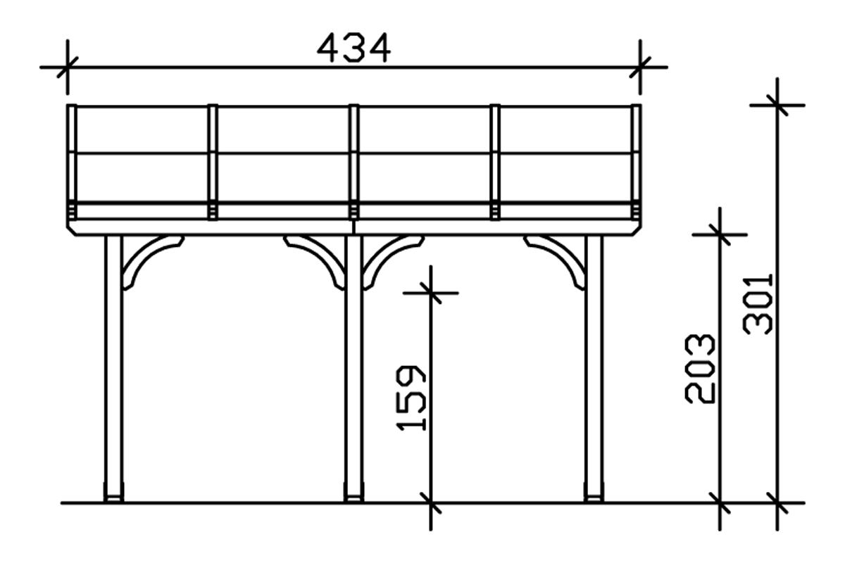 Terrassenüberdachung Venezia bei leitermann.de günstig kaufen Terrassenüberdachung Venezia