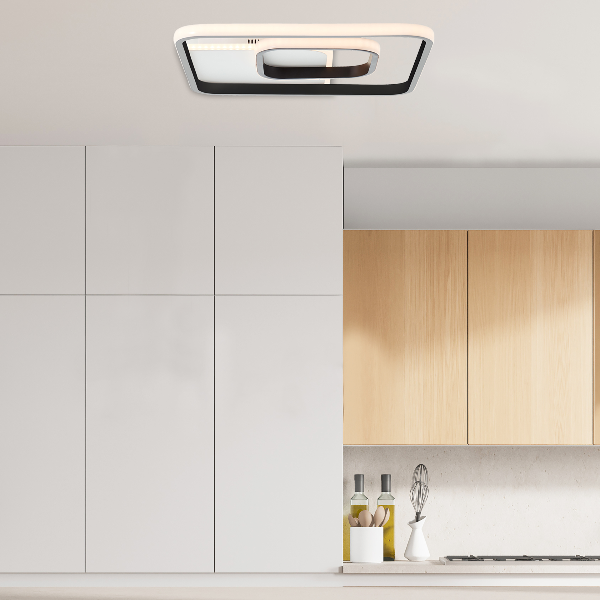 Merapi Deckenleuchte weiß/schwarz bei leitermann.de günstig kaufen Merapi Deckenleuchte weiß/schwarz