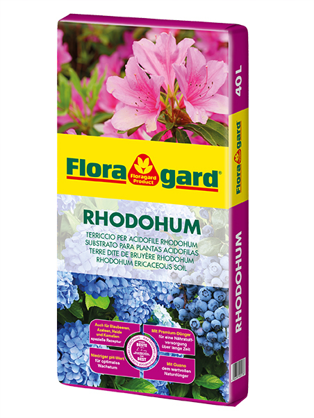 Floragard Vertriebs GmbH Rhododendren-Erde Rhodohum 1x40L