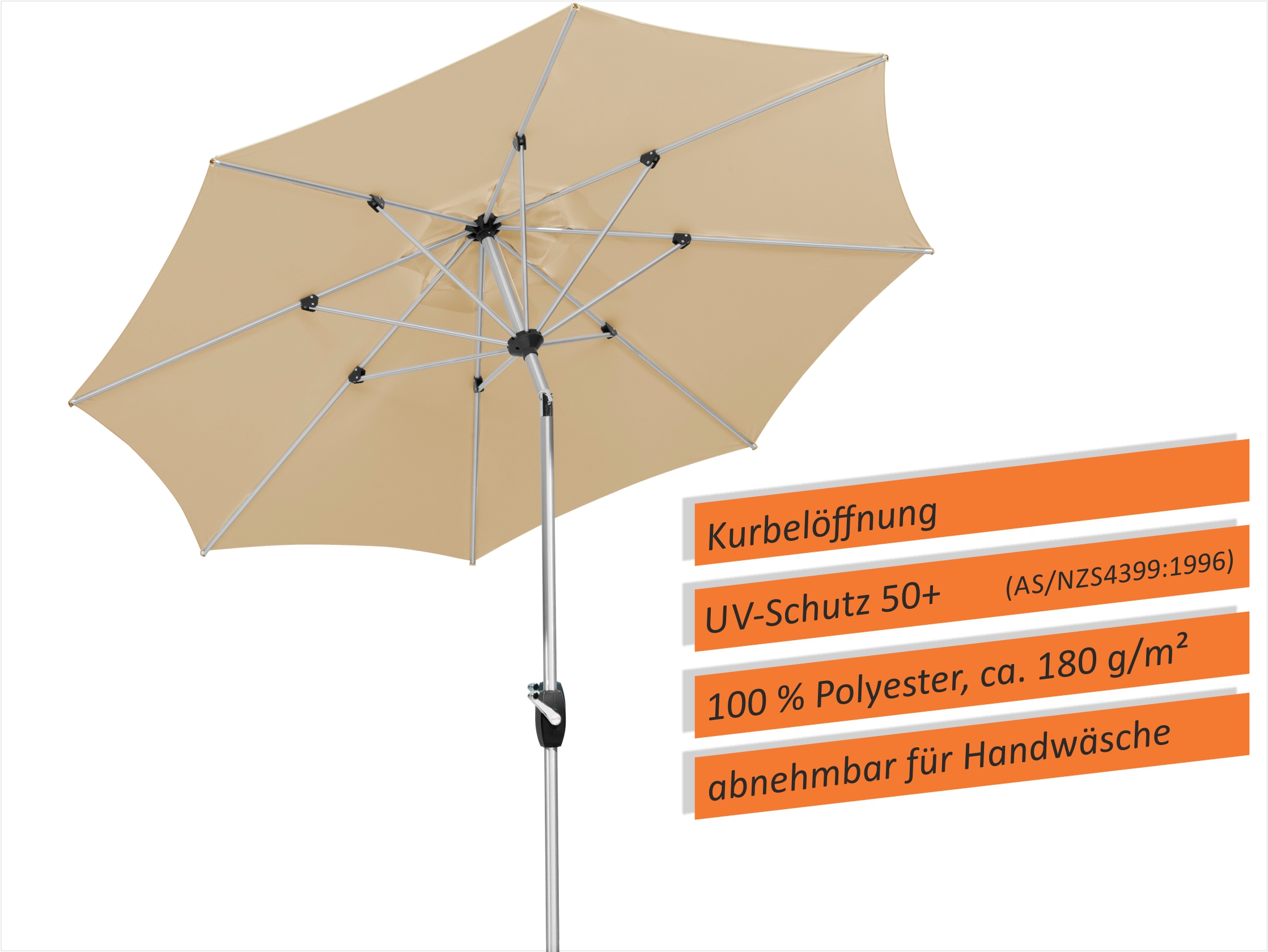 Marktschirm Venedig bei leitermann.de günstig kaufen Marktschirm Venedig